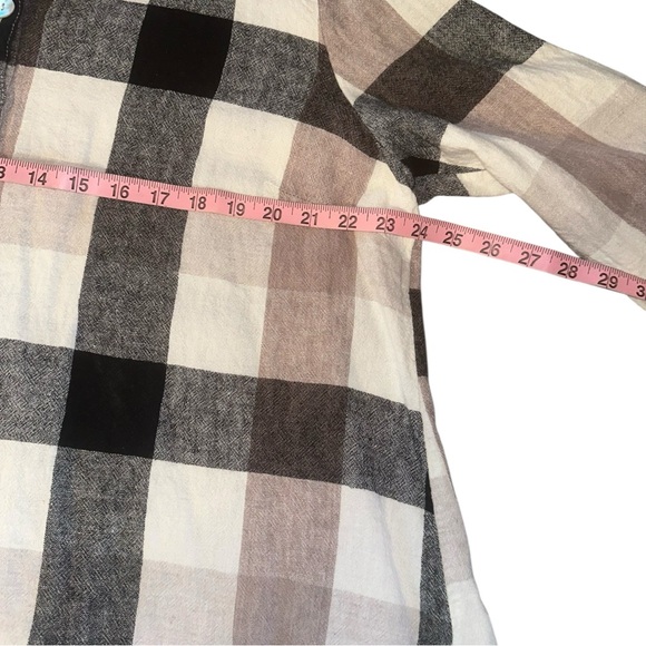 Soft Surroundings Black and White Plaid Tunic - Picture 5 of 8